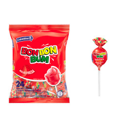 Bon Bon Bum fresa relleno chicle 17 g Colombina (24 uds.)