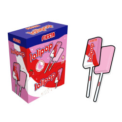 Lolipop fresa 12 g Fiesta (100 uds.)