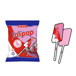 Lolipop fresa 12 g Fiesta (7 uds.)