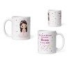 Taza niña comunión vestido con nombre