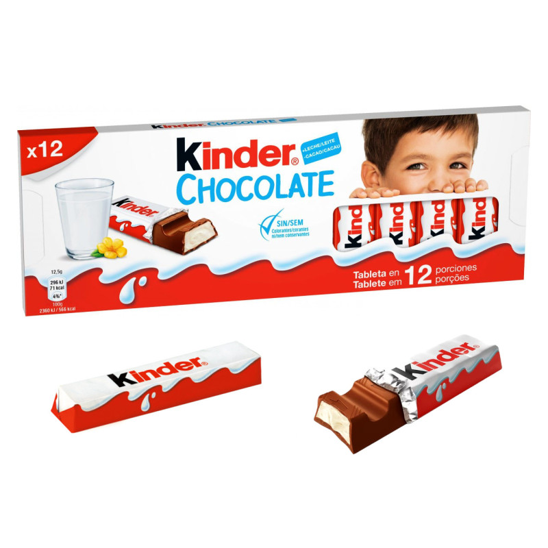 Kinder chocolate 12,5 g T12 (12 uds.)