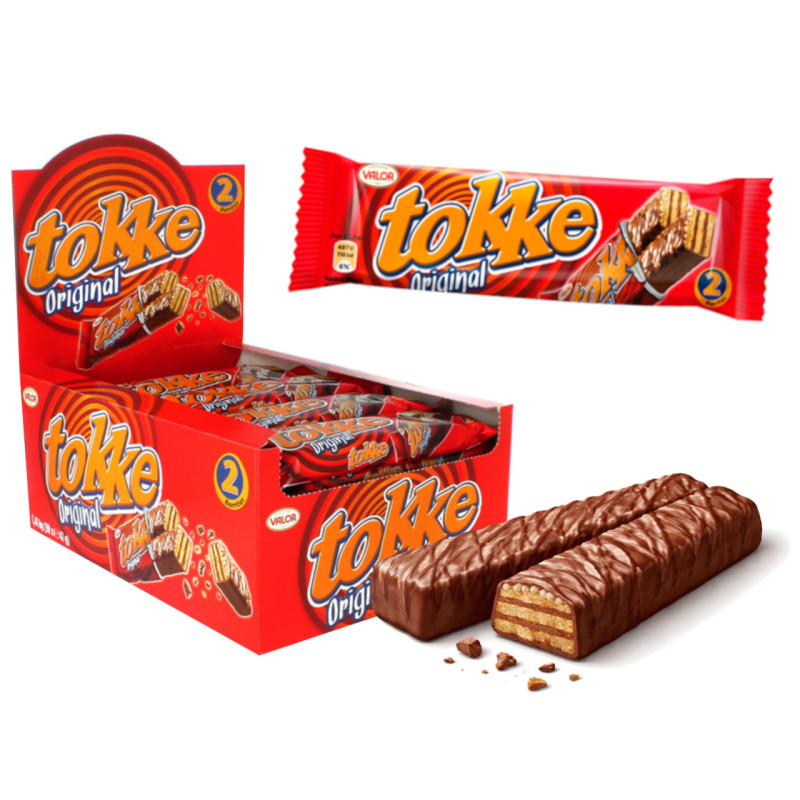 Tokke original de chocolate 47 g (15-30 uds.)