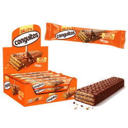Wafer conguitos galleta de chocolate 35 g (20 uds.)