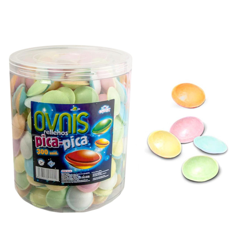 Ovni rellenos de pica pica (300 unds.)