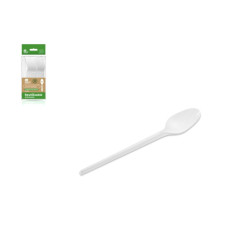 Cucharita postre blanca 12,5 cm. (24 uds.)