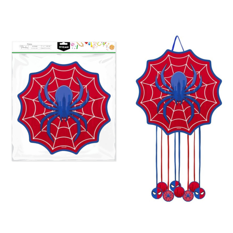 Piñata spider araña 45 x 45  cm.