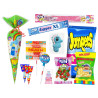Bolsa cono con golosinas premium (30 x 60 cm.)