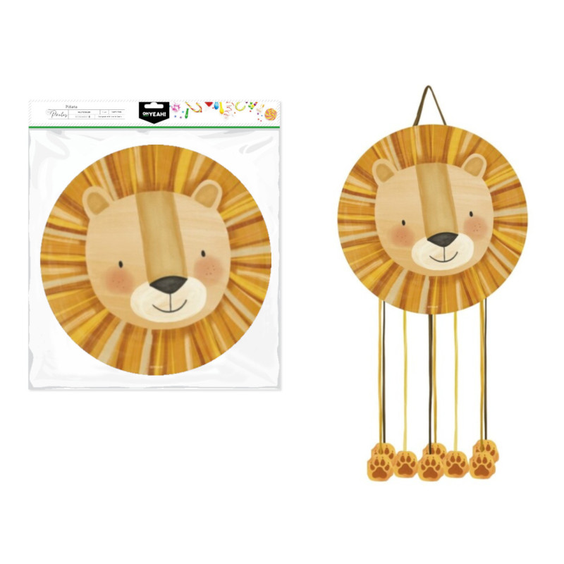 Piñata leon safari 42 cm. Ø