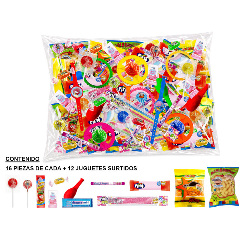 Relleno para piñata (204 Piezas)