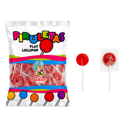 Piruletas redondas de cereza 5,6 gr. (200 unds.)