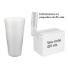Vasos de plástico 450-480 cc. PP irrompible transparente (525 uds.)