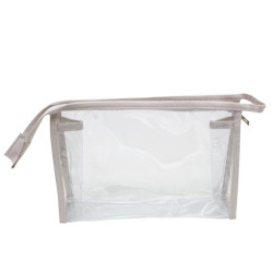 Neceser transparente blanco (23x14,5 cm.)