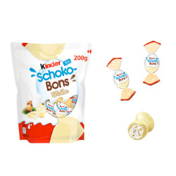 Kinder schokobons blanco (200 g - 32 uds.)