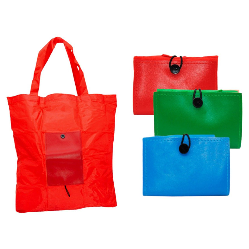 Bolsa de la compra plegable (12x8 cm.-38x40 cm. Abierta sin asas)