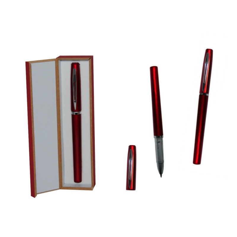 Estuche de madera con bolígrafo