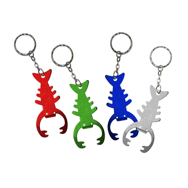 Llavero destapador cangrejo (12 cm.-llavero incluido)