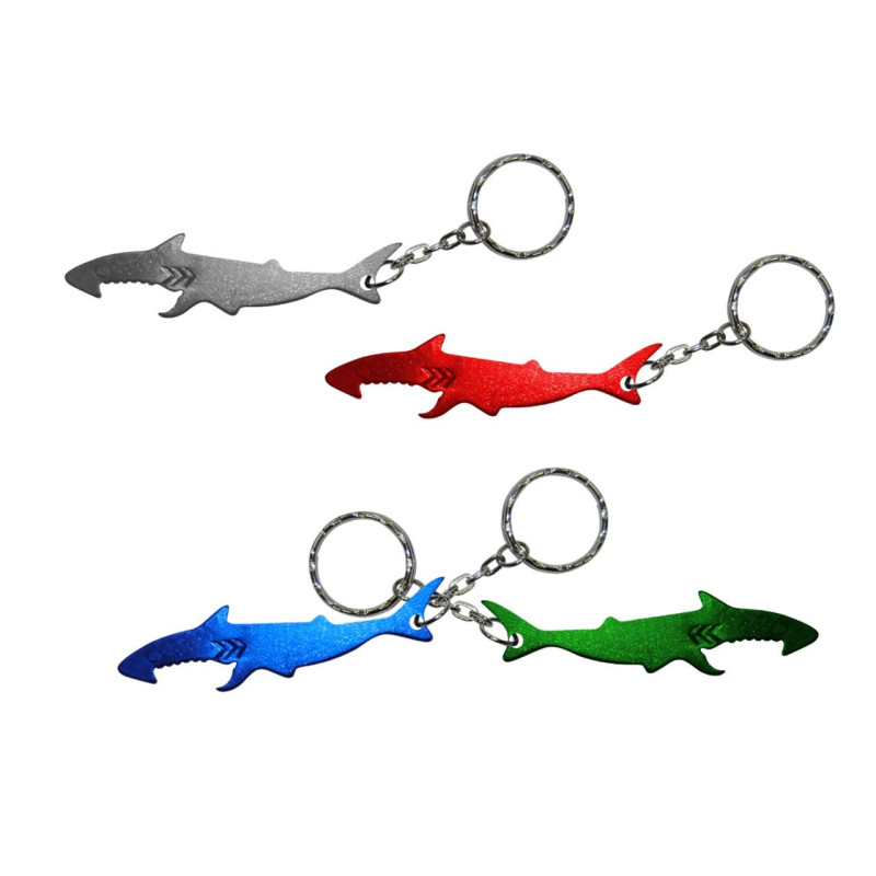 Llavero destapador tiburón (12 cm.-llavero incluido)