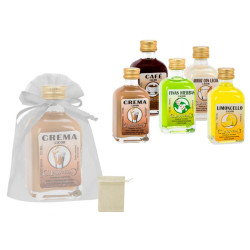 Licor frasca (5 cl.) + bolsa de tul (8525)*