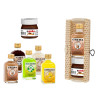Licor frasca (5 cl.) + nutella (IP-0072) + caja de madera (8520)*