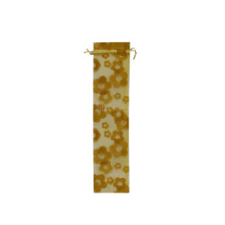 Bolsa de tul con flores 7x28 cm. (100 uds.)