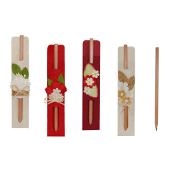 Lápiz de madera decorativo (18 cm.)