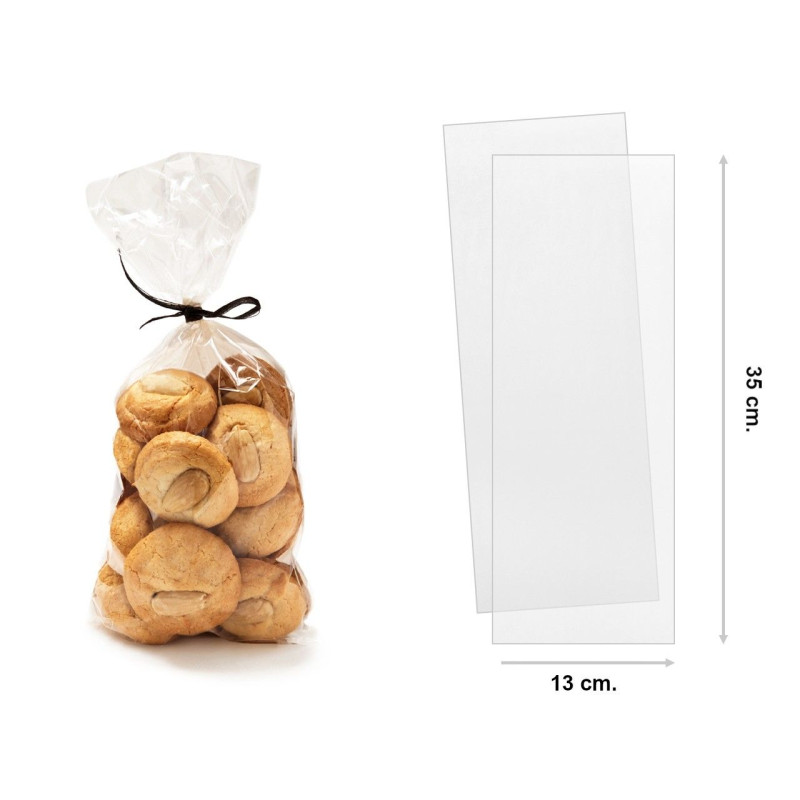Bolsas de celofán 13x35 cm. (100 uds.)