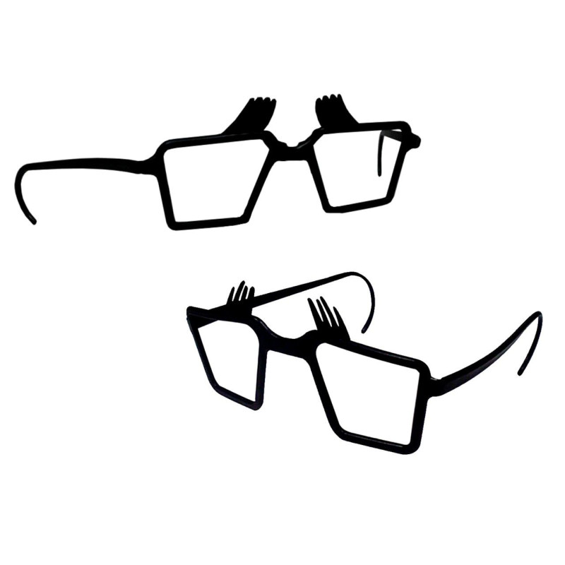 Gafas negras de plástico (24 uds.)
