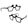 Gafas negras de plástico (24 uds.)