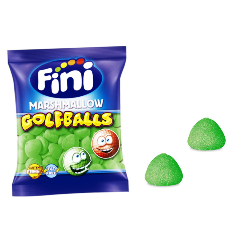 Bola de golf verde Fini (sabor manzana)(1 kg)