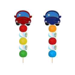 Brocheta de golosinas coche (Aprox. 50 g)