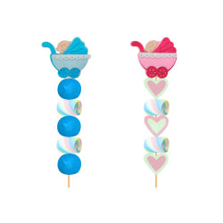 Brocheta de golosinas carricoche (Aprox. 50 g)