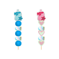 Brocheta de golosinas biberón (Aprox. 50 g)