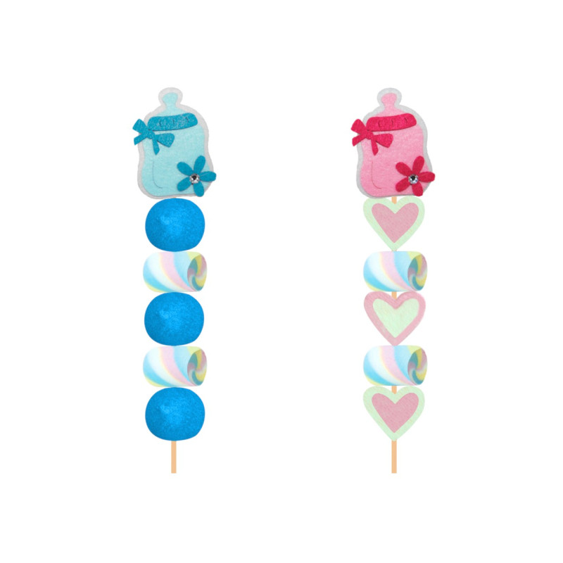 Brocheta de golosinas biberón (Aprox. 50 g)