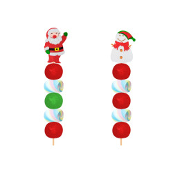 Brocheta de golosinas navidad (Aprox. 50 g)