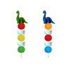 Brocheta de golosinas dinosaurio brontosaurus (Aprox. 50 g)