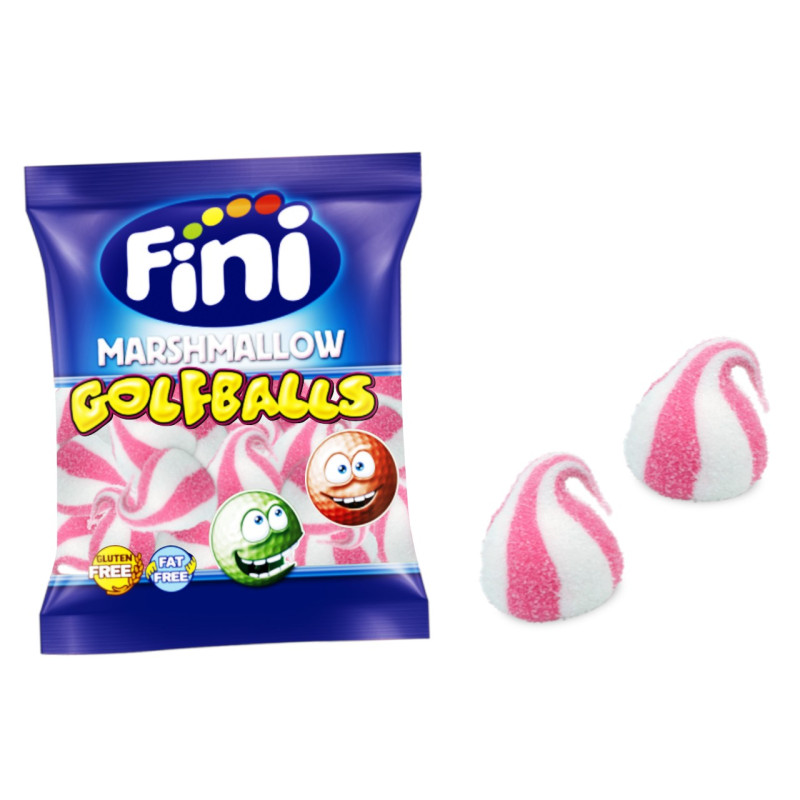 Bola de golf rosa duende Fini (sabor fresa)(1 kg)