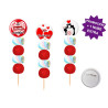 Brocheta de golosinas con chapa alfiler Te Quiero 58MM (Aprox. 50 g)