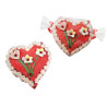Tarta de golosinas corazón 1 base (Aprox. 350 g)