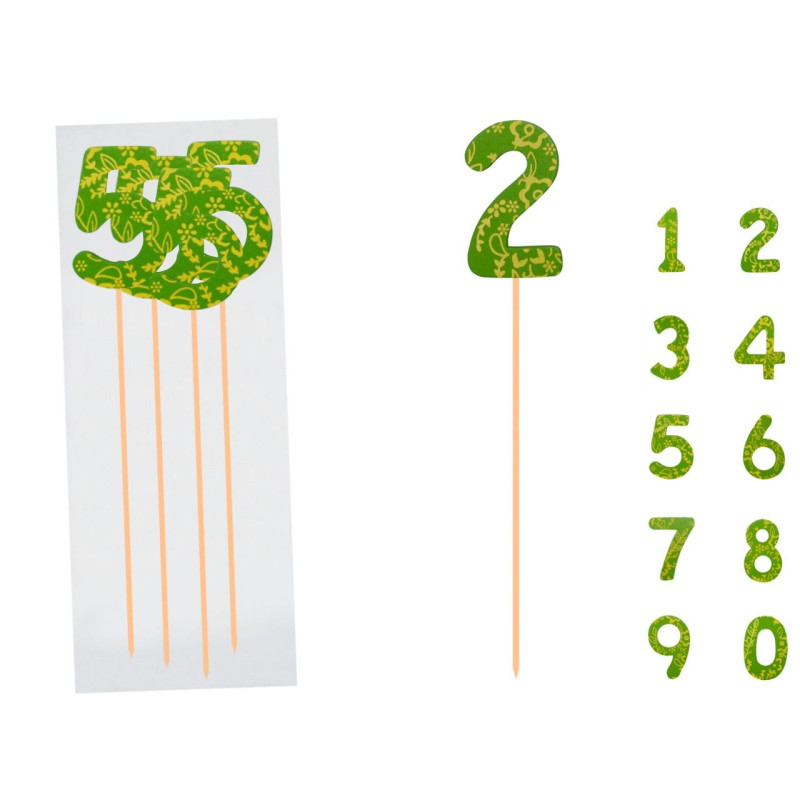 Pinchos de números (4 uds.)