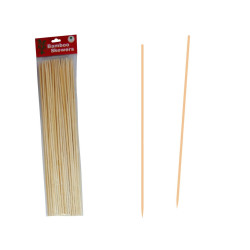 Pinchos de madera 35 cm. (50 uds.)