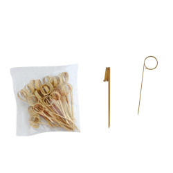 Pinchos de rizo 9,5 cm. (50 uds.)