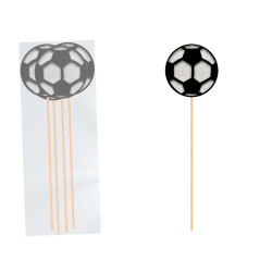Pinchos balón de fútbol (4 uds.)
