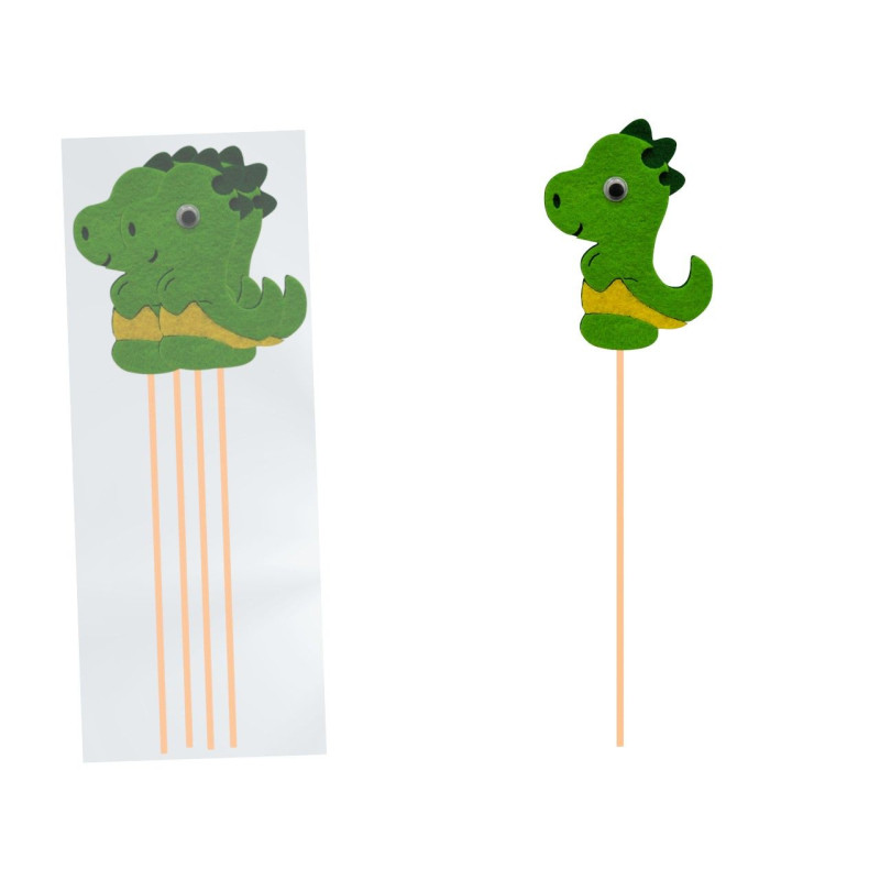 Pinchos de dinosaurio t-rex (4 uds.)