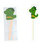 Pinchos de dinosaurio t-rex (4 uds.)