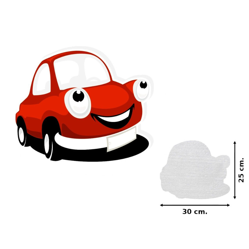Figura sticker Coche (30 x 25 cm.)