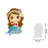 Figura sticker Sirena (20 x 30 cm.)