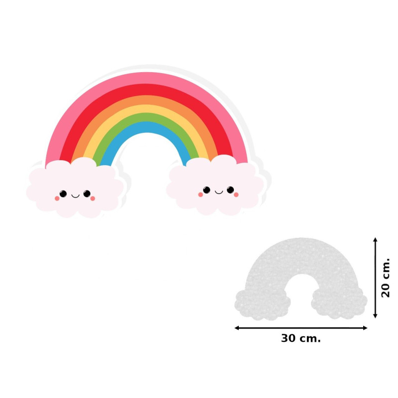 Figura sticker Arco Iris (30 x 20 cm.)