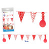 Guirnalda globos corazones (2 mts.)