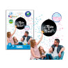 Globo sorpresa confeti niño/niña (45 cm. Ø)