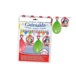 Guirnalda globos piratas (5 mts.)